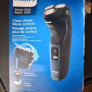 Xmas Gift 🎁Philips Shaver 3000 Electric Razor - Black and Blue